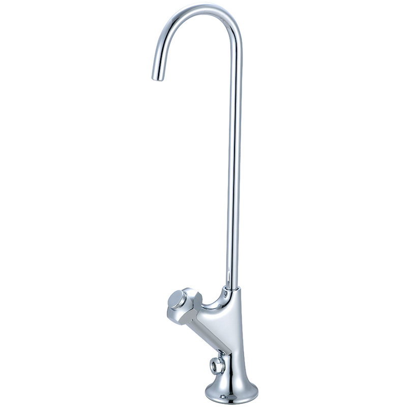 Robinet de verre à bouton-poussoir
