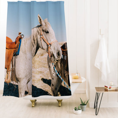 Chelsea Victoria Desert Horse Shower Curtain