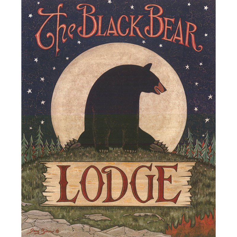 The Bear Lodge, H 44 po x l 36 po