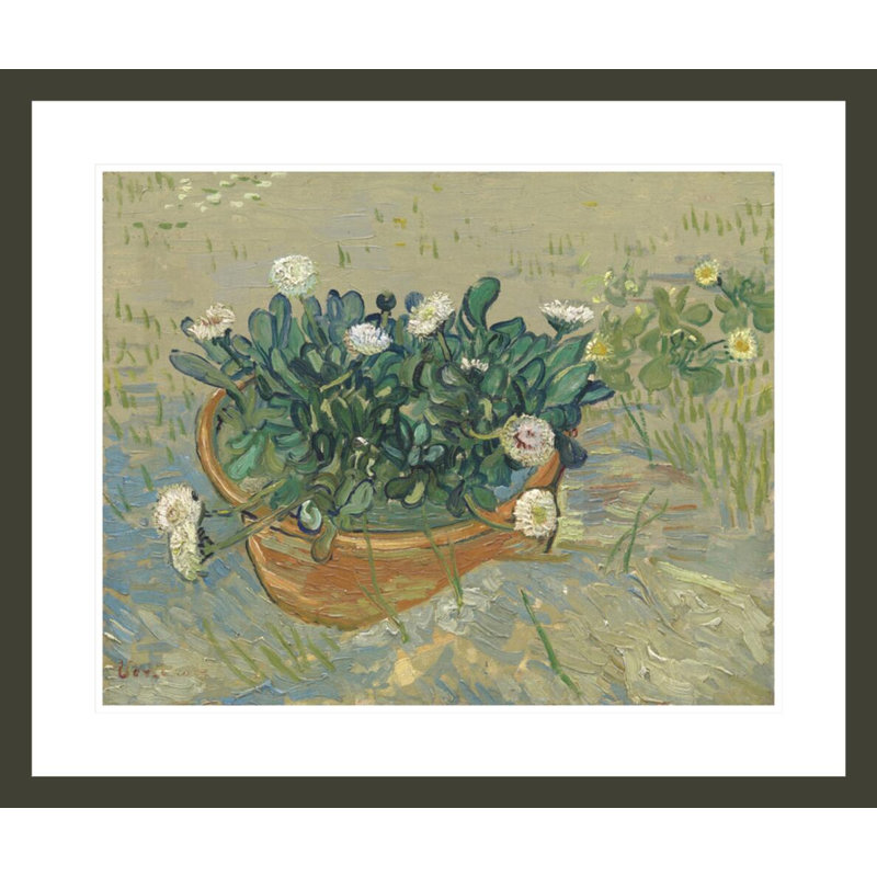 «Daisies Arles» par Vincent van Gogh, impression giclée encadrée, H 23,5 po x l 27,89 po