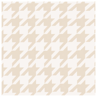 Beige Houndstooth Pattern Comforter