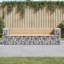 Braeson Steel Outdoor Bench-13014666-13014669