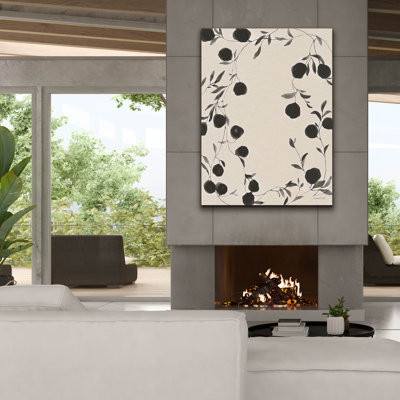 Red Barrel Studio 'Botanical Shadows 1 Beige' by Danhui Nai Canvas Wall Art