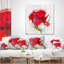 Coussin décoratif floral couleur rose-30746022-30746025