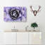 Lilac Succulent Plant - Wrapped Canvas-56629045