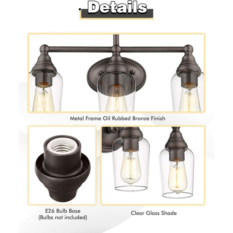 Adwoah 3 - Light Dimmable Vanity Light