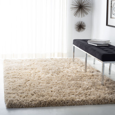 Pihu Hand Tufted Beige Area Rug