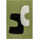 Jaykwon Abstract Hand Tufted Wool Area Rug in Green/White/Black