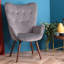 Garmon Velvet Armchair-87759077