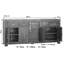 Metro Life 200cm Solid Wood Sideboard