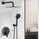 9-Spray Patterns With 1.8 GPM 10 In. Wall Mount Rain Fixed Shower Heads In 10 In. Polished Chrome