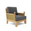 Fauteuil luxueux à assise profonde
