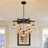 Adelene Dimmable Bubble Glass Chandelier-621927387-621927380