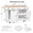 59.3" Kitchen Island With Storage 2 Pull Out Cabinet-1412308647