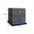 Small Blue Painted Simple Solid Wood Accent Trunk