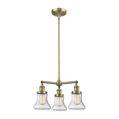 Lustre classique à 3 lumières Edda