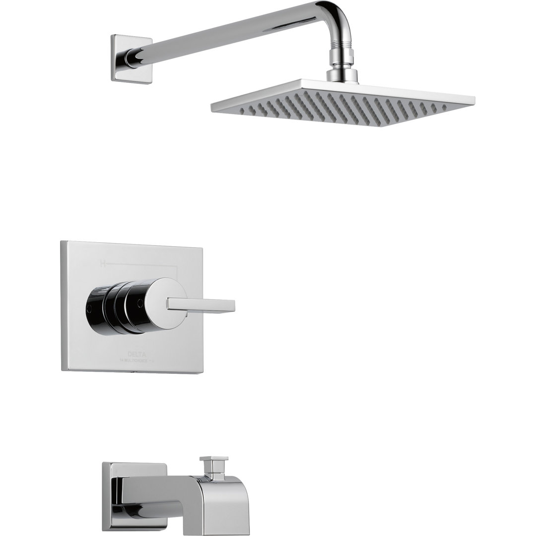 Vero 14 Series Volume Tub and Shower Faucet Trim with Lever Handles and Monitor Delta 