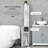 Tall White Bathroom Storage Unit, Freestanding With 2 Open Shelves And Door Cabinets, Particle Board, - Tipping Feature, Utilize Unused Space, 6" W X 11.8" D 46.5" H, 26 Lbs Total Weight Capacity