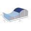 Jeu d'escalade SoftScape Curvy In and Out, 2 pièces - bleu marine / bleu poudre-121256144