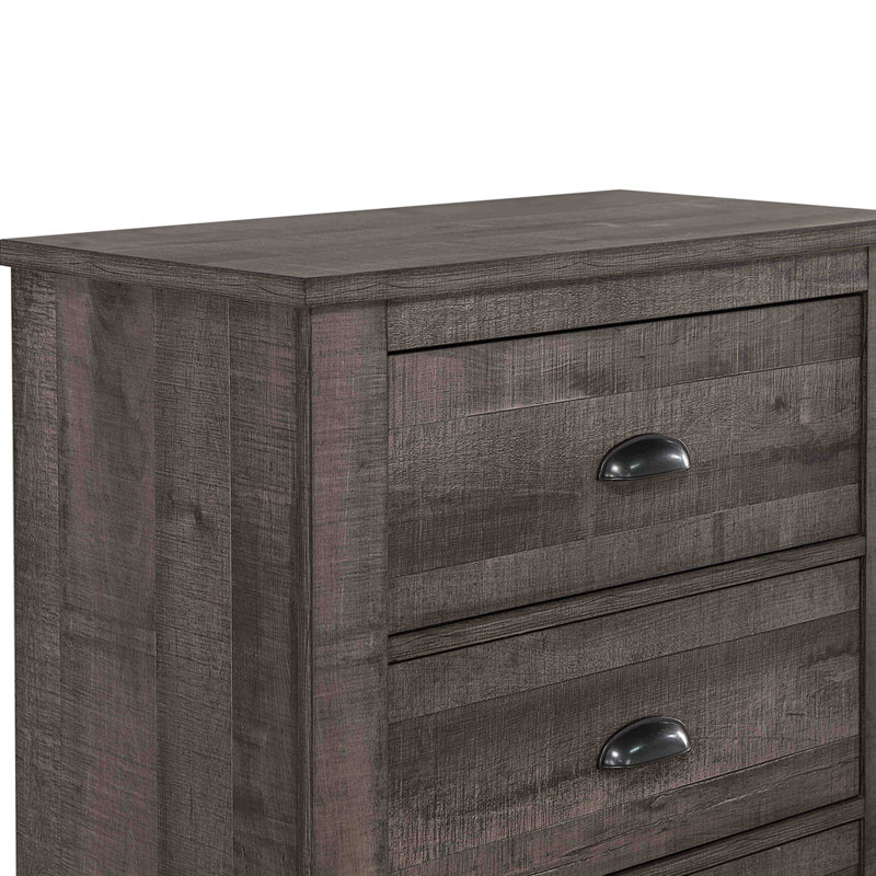 Table de chevet Modern Elegance, Gris