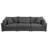 Tomasina Barely Black 3-Piece Sofa