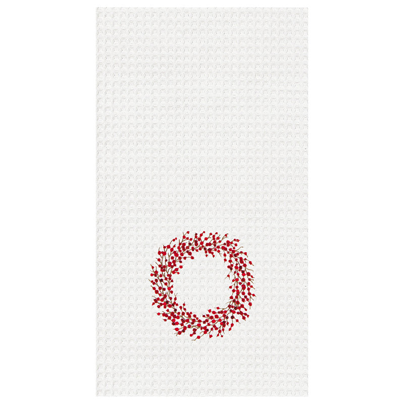Décoration de Noël 27 po x 18 po Red Berry Wreath