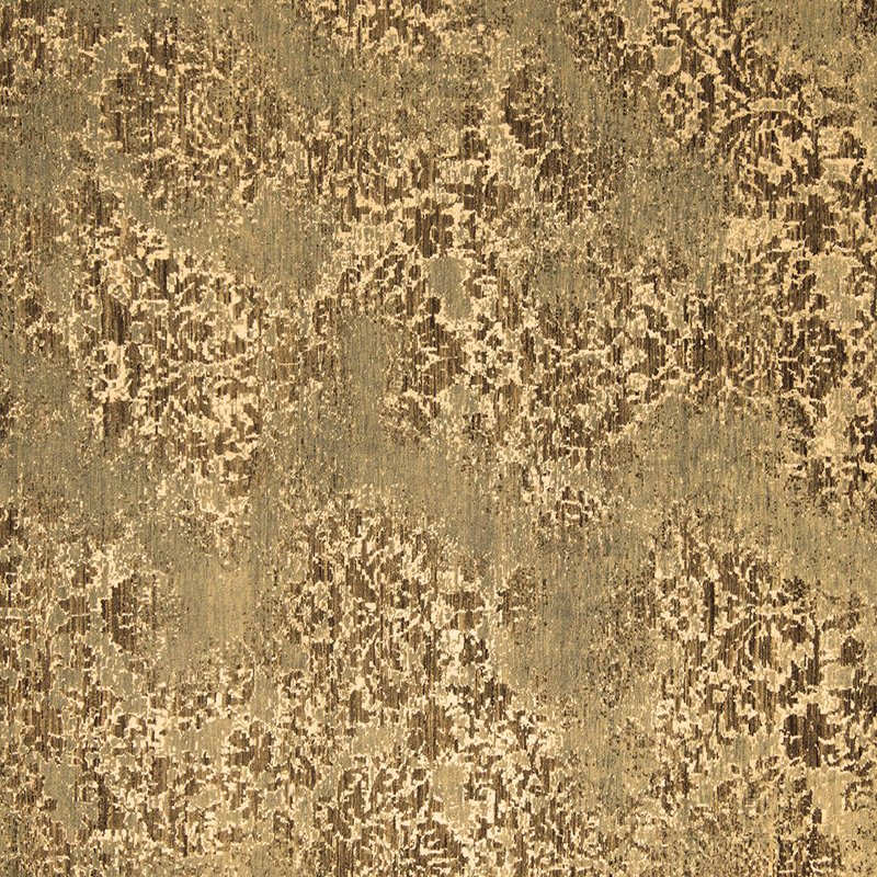 Tapis abstraits brun 5378, Carré 3 pi