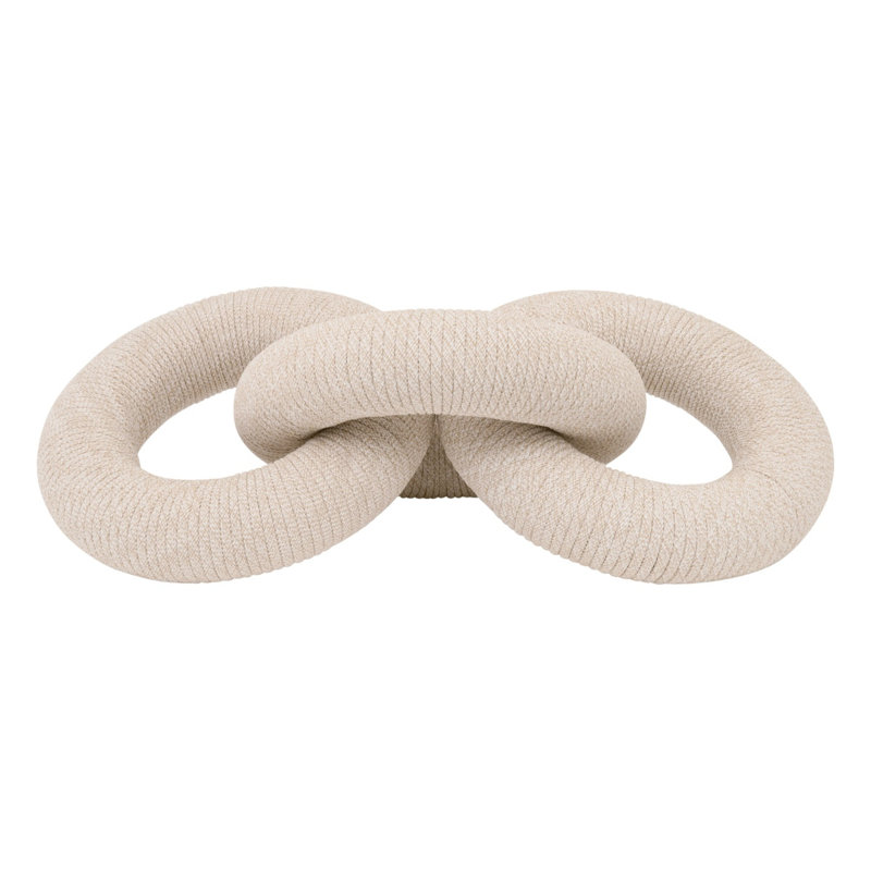 Crew Handcrafted Cream Rope Link