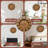 Rustic Wooden Wall Clock