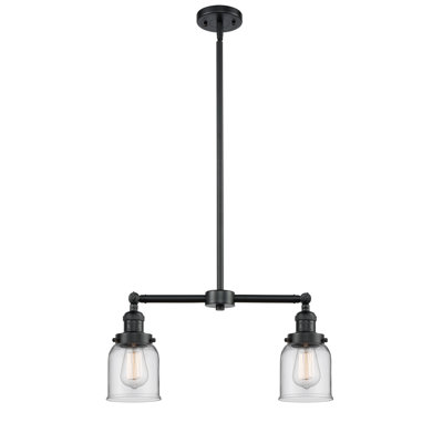 Cloche - 2 lumières pour îlot de 21 po