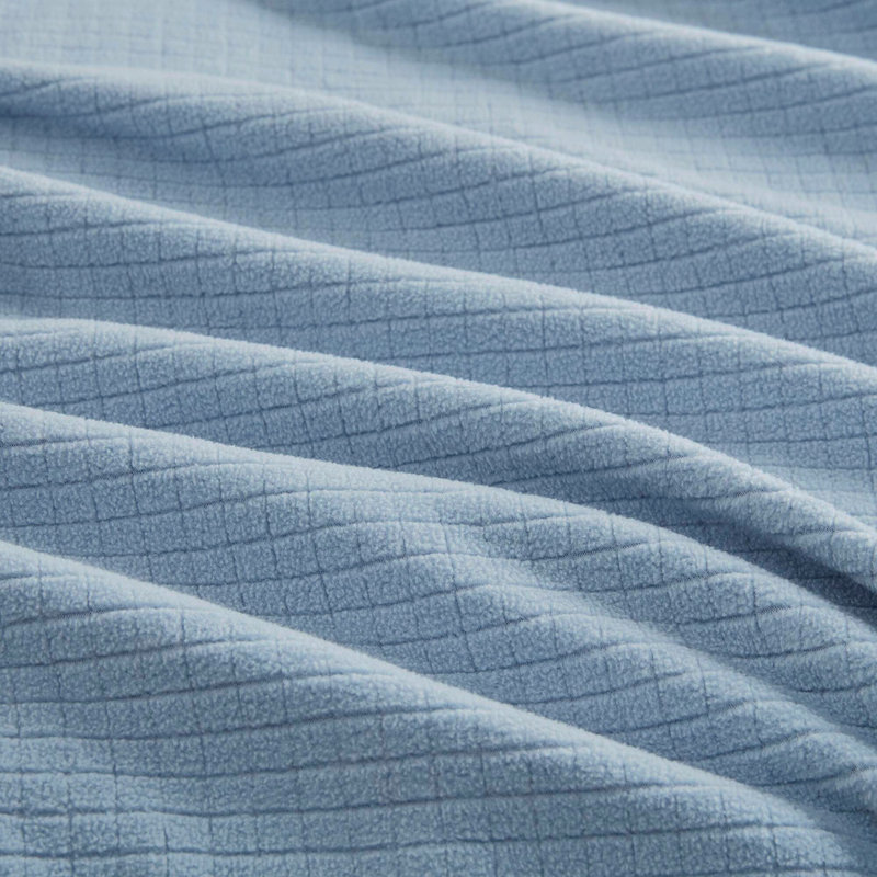 Microfleece Blanket Full/Queen, Queen, Blue