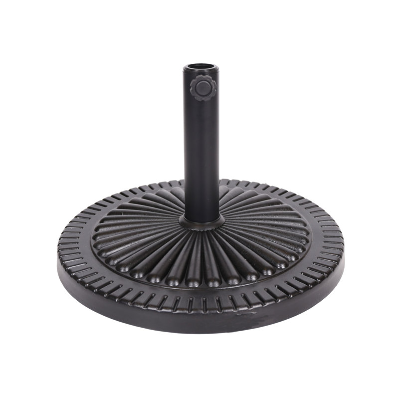Base de parasol en résine noire (60506.00)