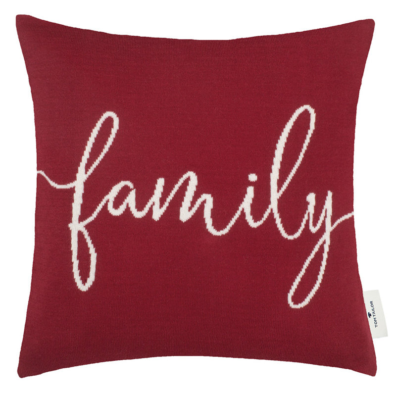 Square Cushion, Red