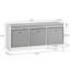 Anson Polyester Upholstered Storage Bench