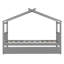 Lit simple en bois avec lit gigogne simple, gris-737967943