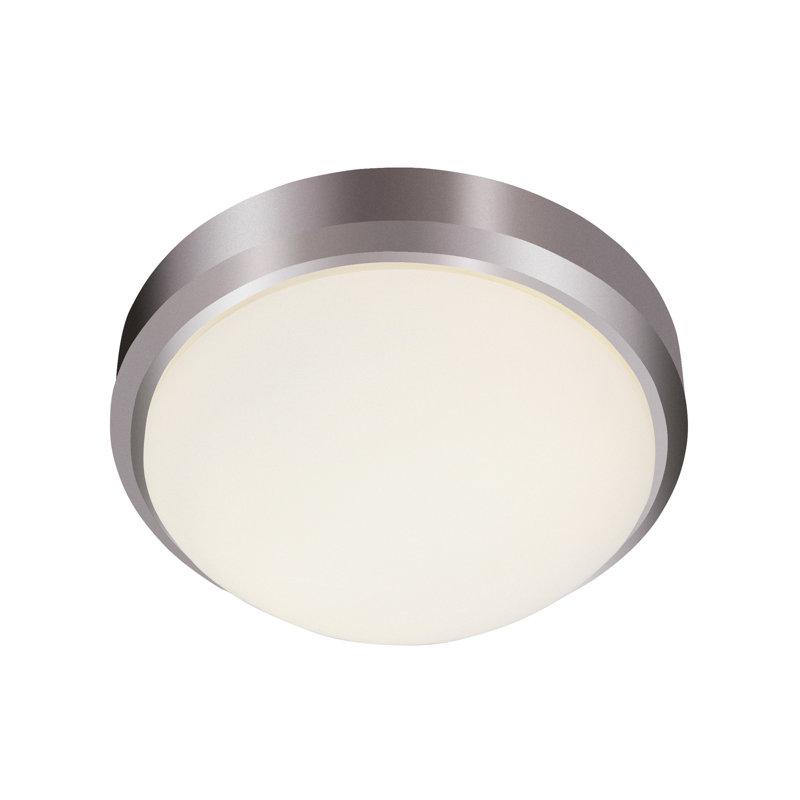 Escondido Flush Mount, Brushed Nickel, 5" H x 13" W