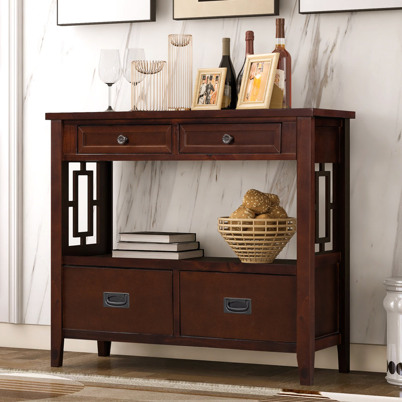 Norfolk 36.02'' Console Table, Espresso