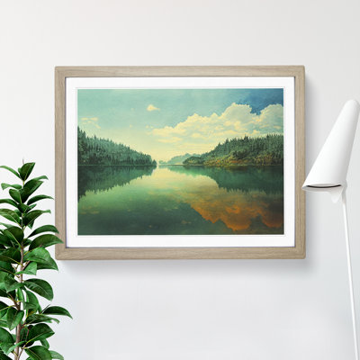 Magnificent Lake - Single Picture Frame Painting