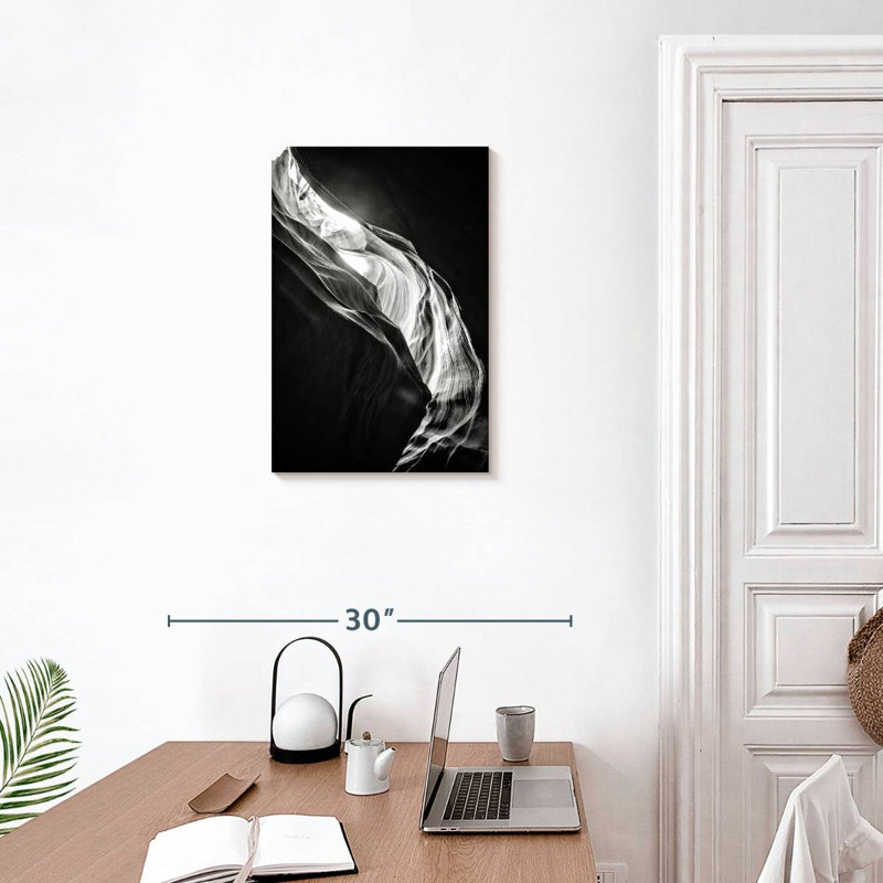 Aime Antelope Canyon Natural Wonder BW, H 24 po x l 16 po