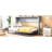 Gray Folding Twin Bed - Robust, Space Maximizing Cabinet, Stable, Optimizing