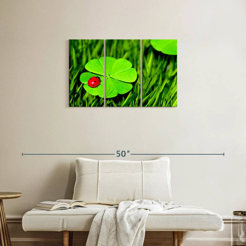 Harnek Four Leaf Clover Ladybug, 20" H x 33" W