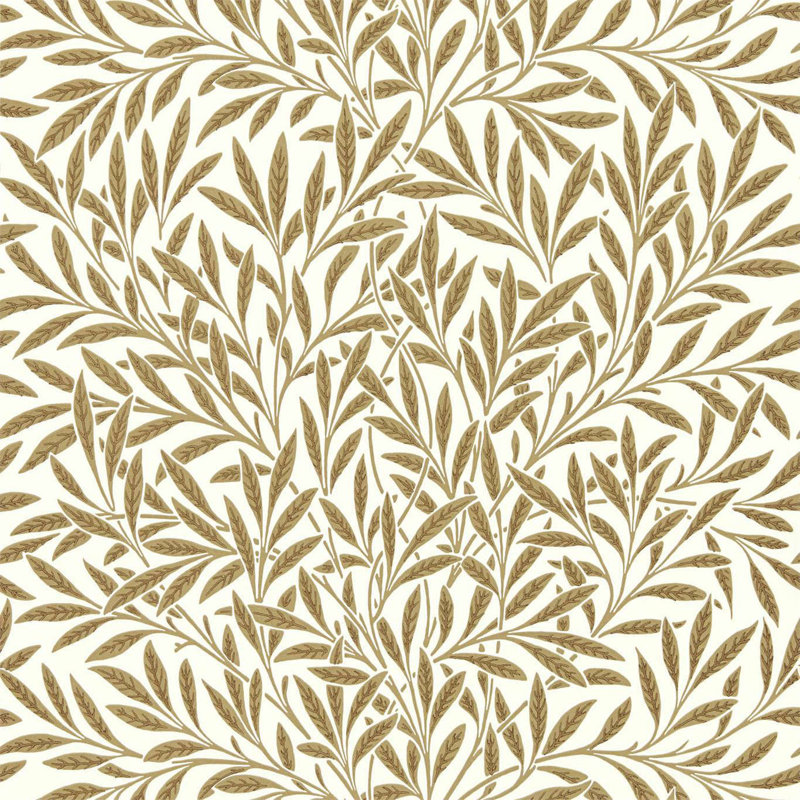 Willow Wallpaper, Cream/Brown