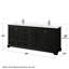 Ensemble de meuble-lavabo double 80 "Deborah-51712445-97791431-51712448