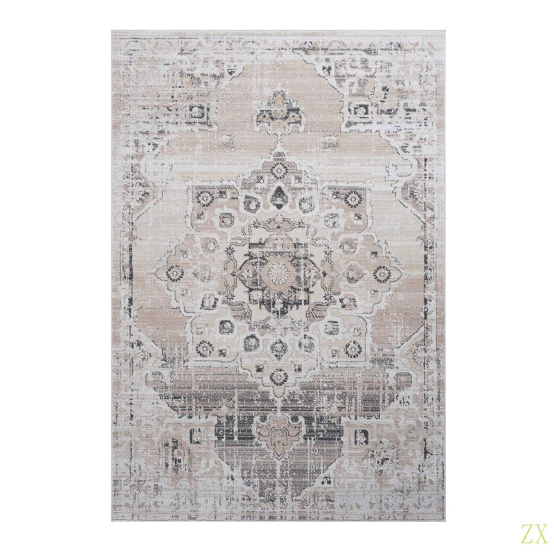 PAYAS Collection 8X10  Medallion Area Rug, Rectangle 7'9" x 10'