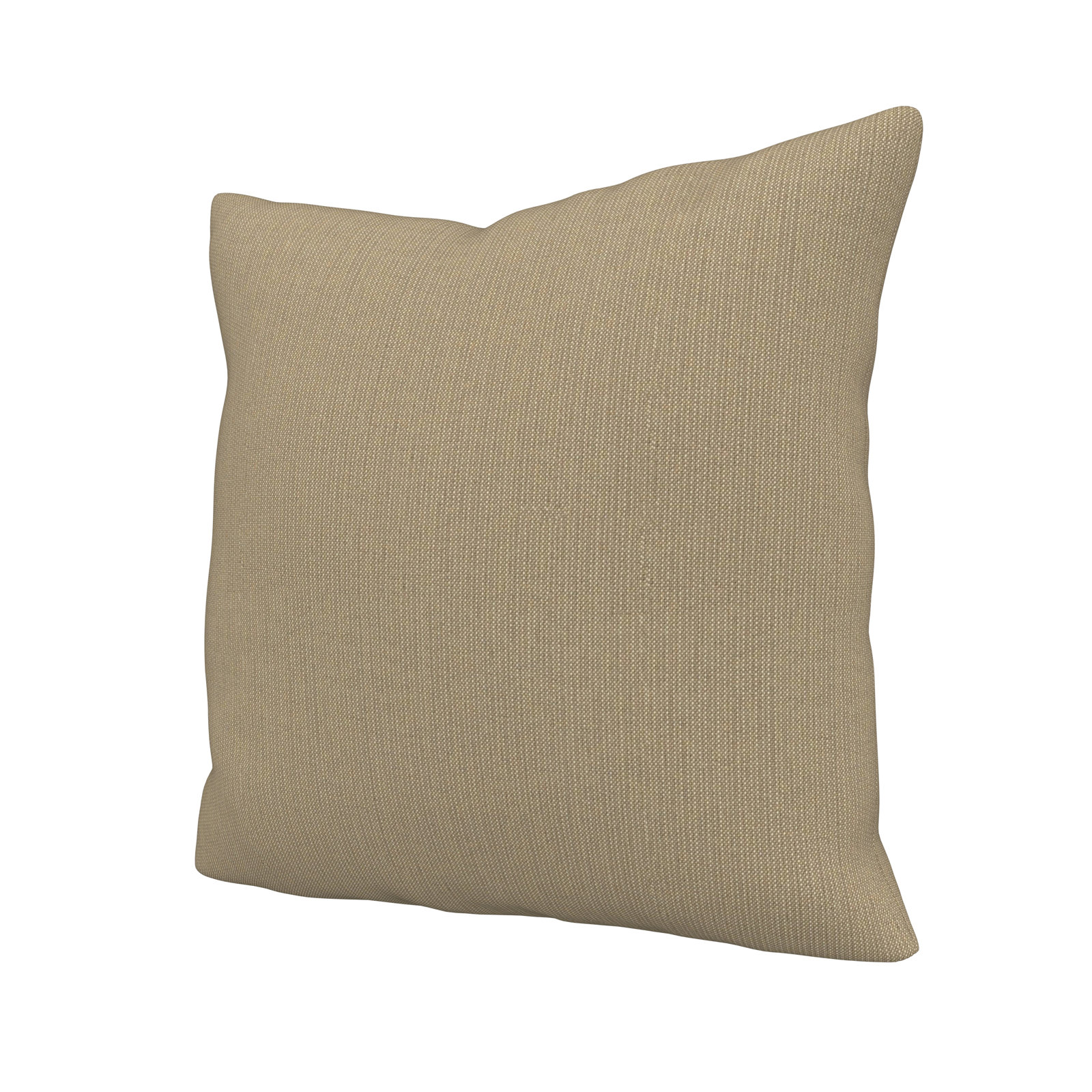 Sunbrella® Throw Pillow, Square 20", Spectrum Mushroom Sunbrella® Plainweave