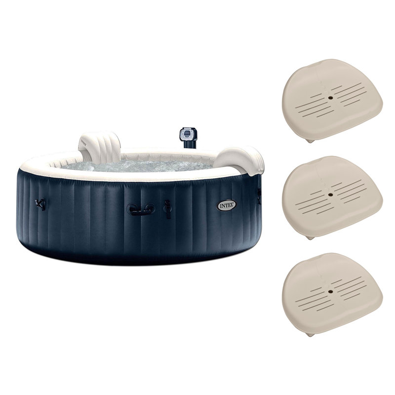 Intex 170 - Jet Vinyl Round Inflatable Hot Tub