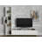 Sloane Asymmetrical Geometric White Entertainment Center-735741789