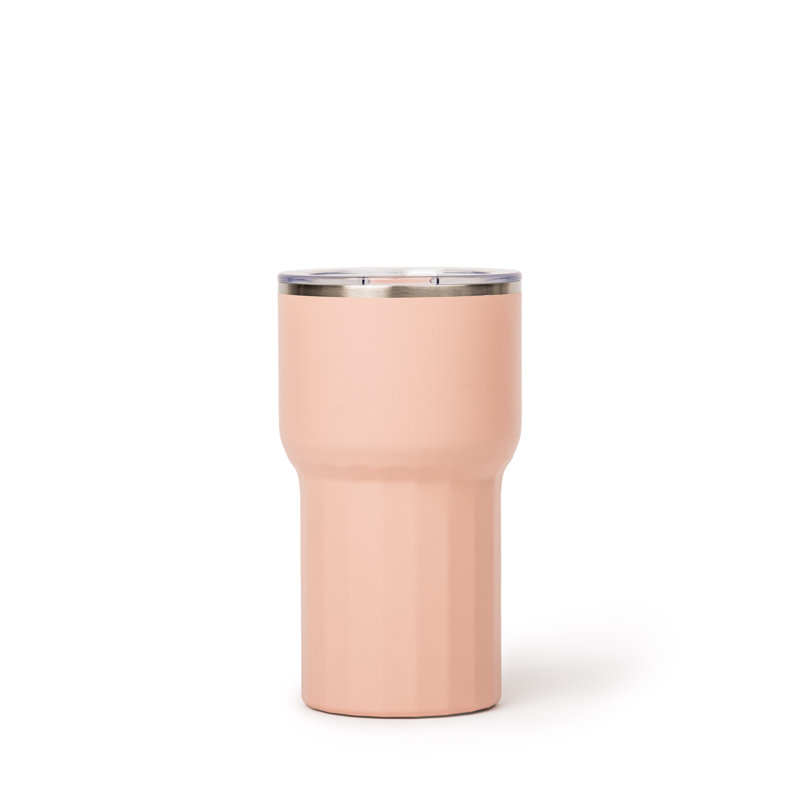  12 oz Gobelet de voyage en acier inoxydable isolé sous vide, Rose