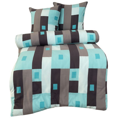Fikisha Bed Linen Winter Fleece Gray Teal