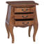 Solid Wood Abstract Accent Chest